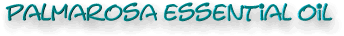 palmarosa essential oil text image